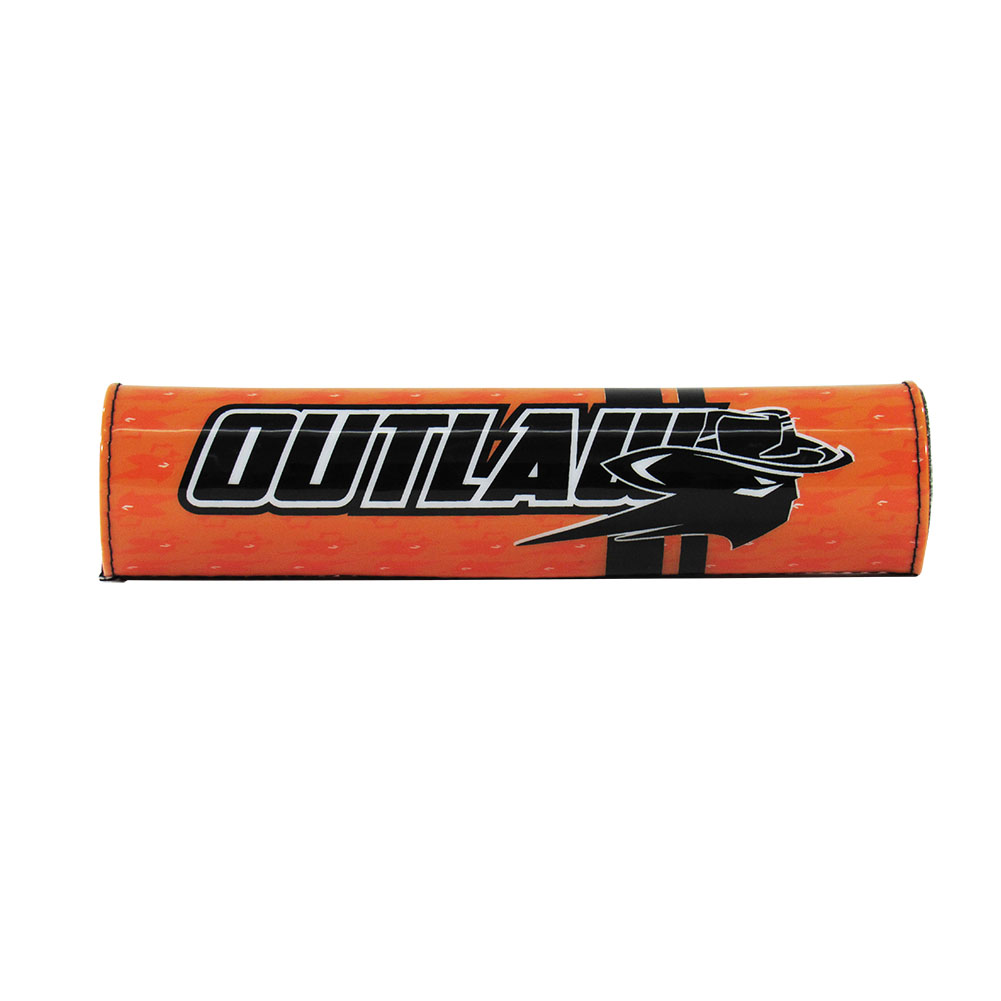 Outlaw Racing Handlebar Pad Crossbar Cushion ATV Motorcycle DirtBike 8.9"" Orang - Picture 1 of 8