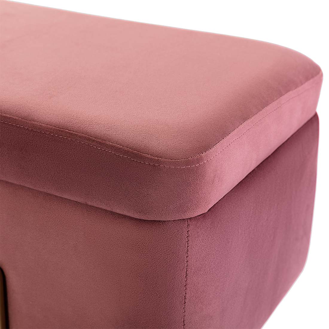 MARTA VELVET STORAGE OTTOMAN BENCH CHEST BEDROOM LIVINGROOM FOOTSTOOL