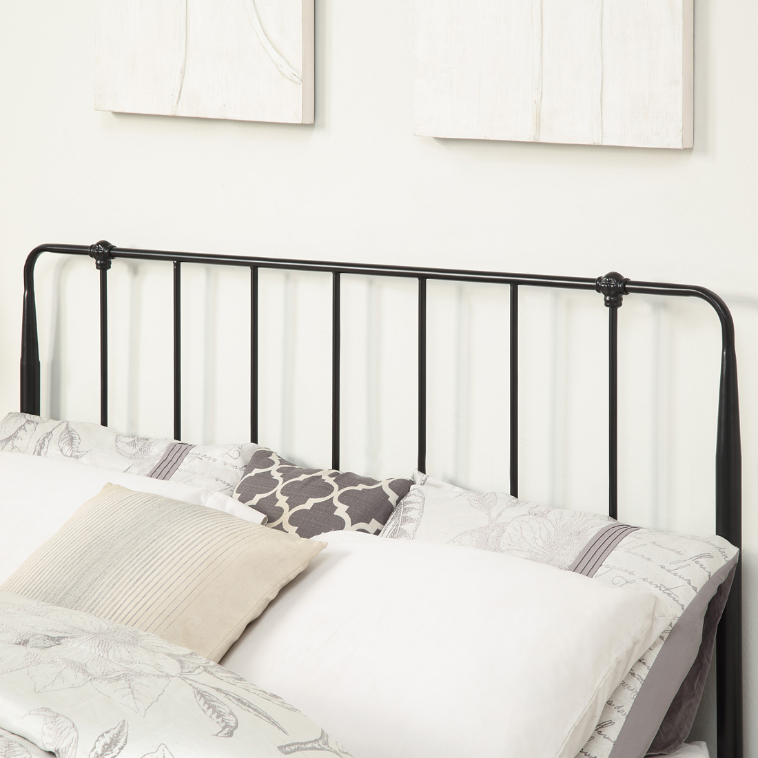HITCHIN BLACK METAL INDUSTRIAL BED FRAME - SMALL DOUBLE / DOUBLE / KING SIZE - Picture 16 of 25