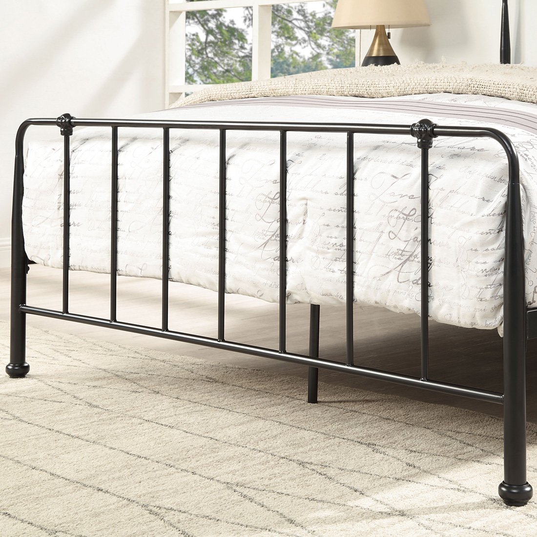 HITCHIN BLACK METAL INDUSTRIAL BED FRAME - SMALL DOUBLE / DOUBLE / KING SIZE - Picture 18 of 25