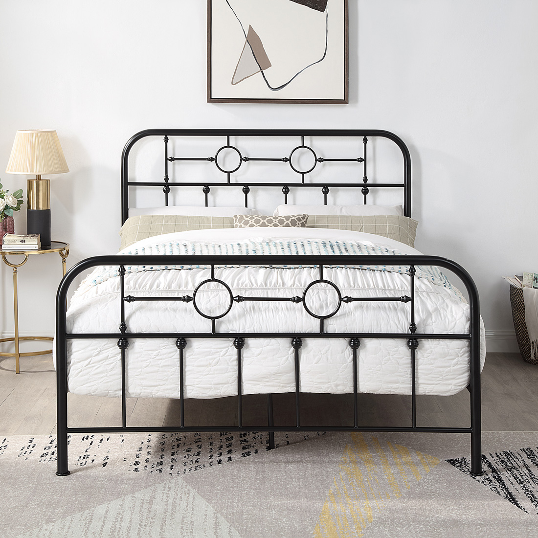 WARE METAL VICTORIAN INDUSTRIAL BED FRAME - DOUBLE / KING SIZE - Picture 15 of 19