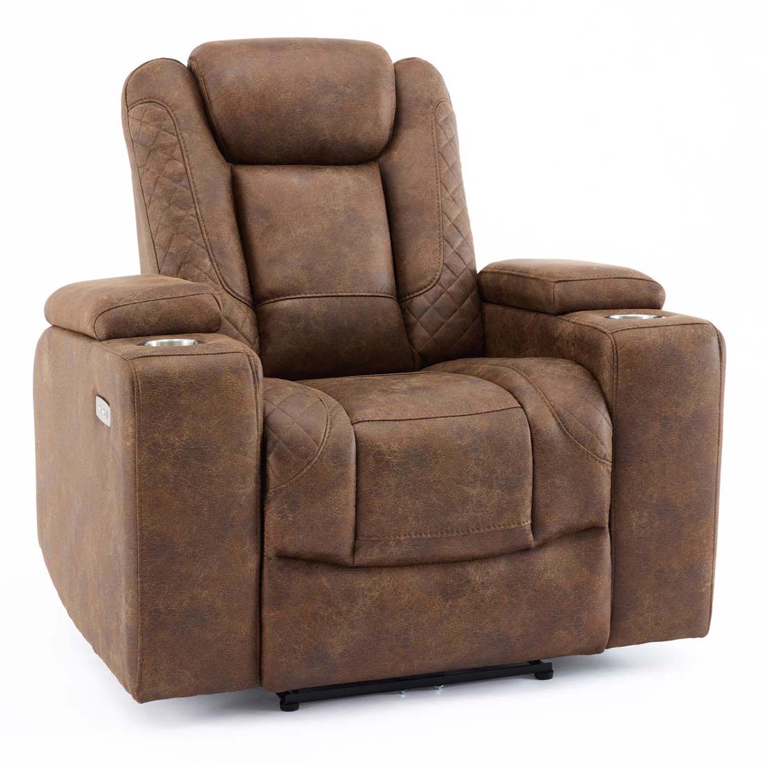 ASHTON ELECTRIC RECLINER 1+2+3 SEATER SOFA TECHNOLOGY FABRIC WITH SPEAKERS