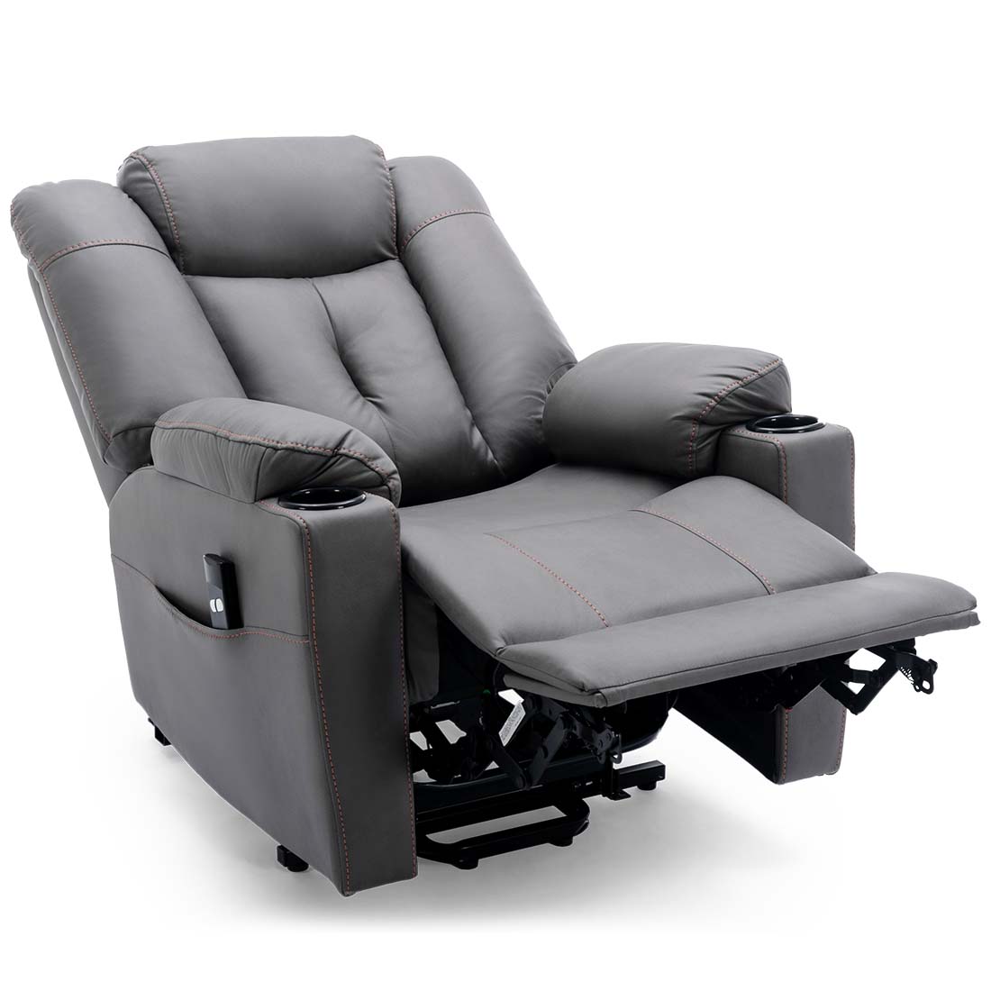 AFTON ELECTRIC FABRIC SINGLE MOTOR RISER RECLINER LIFT MOBILITY TILT CHAIR - Picture 19 of 29