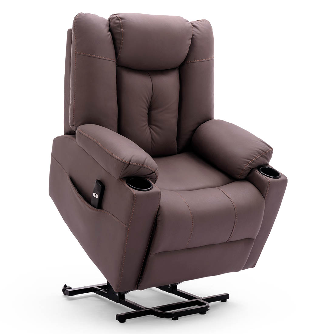 AFTON ELECTRIC FABRIC SINGLE MOTOR RISER RECLINER LIFT MOBILITY TILT CHAIR - Picture 9 of 29