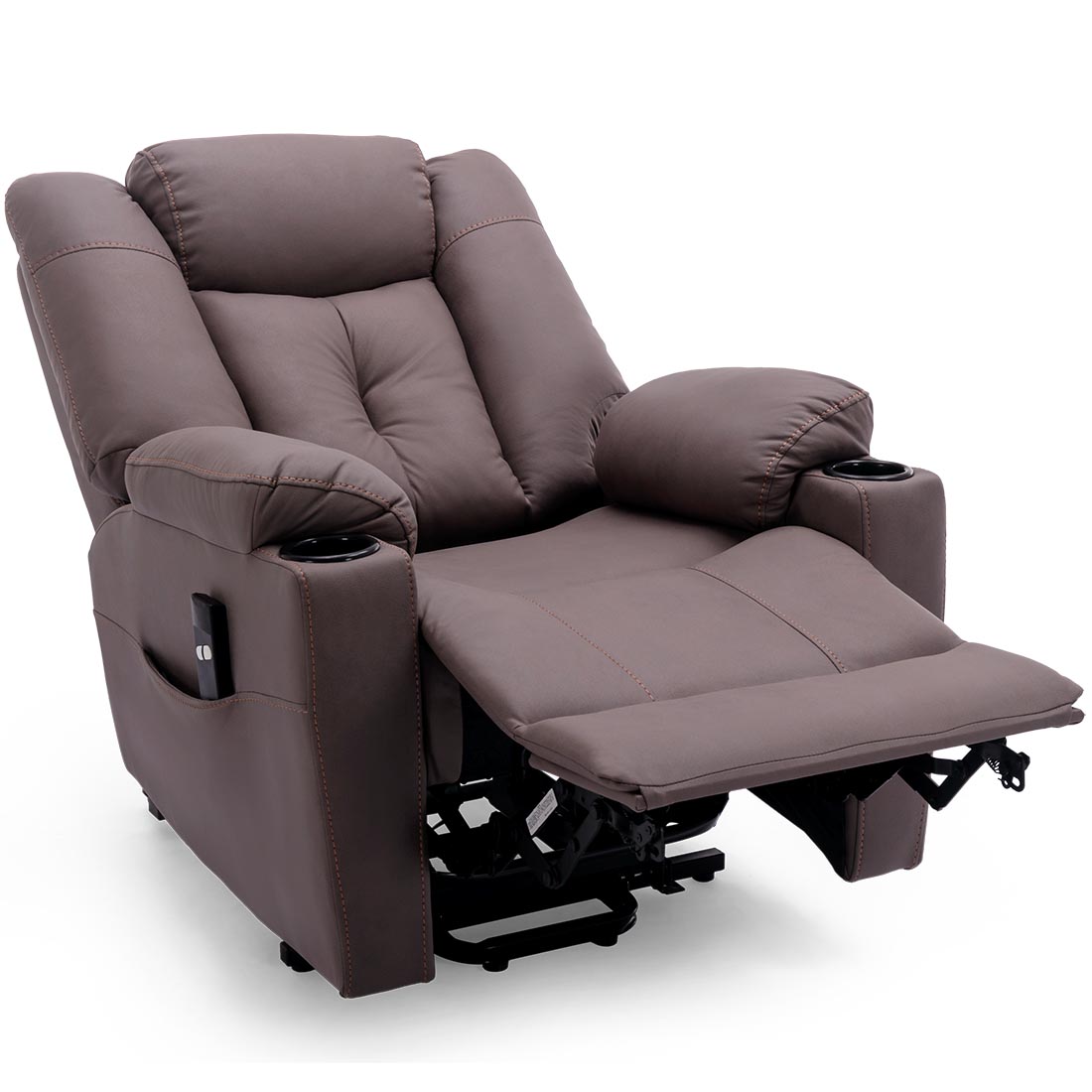 AFTON ELECTRIC FABRIC SINGLE MOTOR RISER RECLINER LIFT MOBILITY TILT CHAIR - Picture 12 of 29