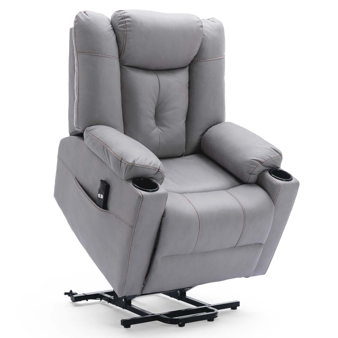 AFTON ELECTRIC FABRIC SINGLE MOTOR RISER RECLINER LIFT MOBILITY TILT CHAIR - Picture 23 of 29