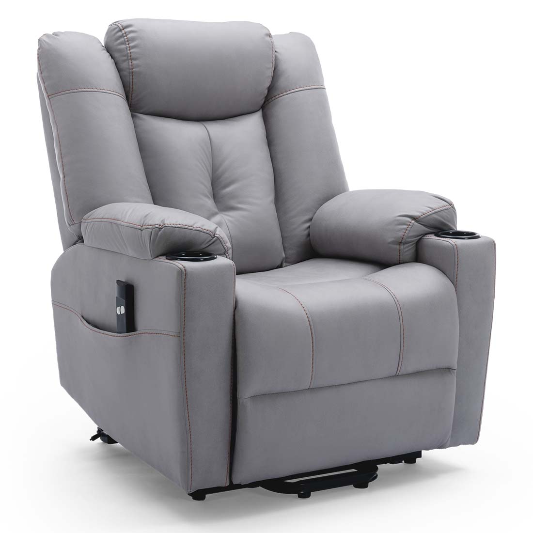 AFTON ELECTRIC FABRIC SINGLE MOTOR RISER RECLINER LIFT MOBILITY TILT CHAIR - Picture 24 of 29