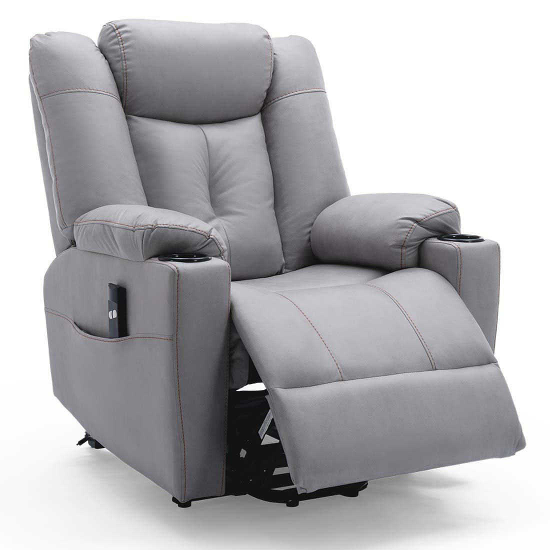 AFTON ELECTRIC FABRIC SINGLE MOTOR RISER RECLINER LIFT MOBILITY TILT CHAIR - Picture 25 of 29
