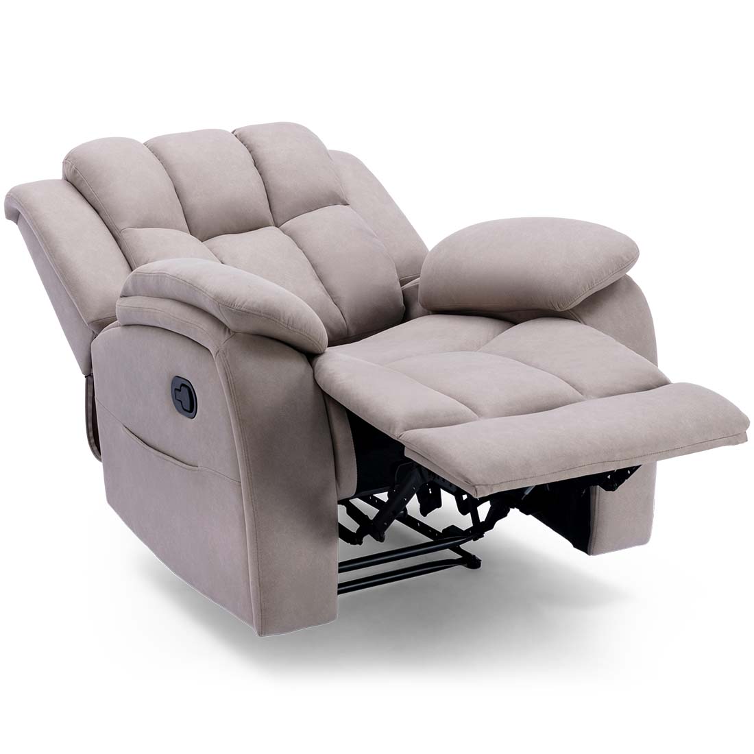 Brookline Fabric Latch Recliner Gaming Cinema Lounge Sofa Chair 