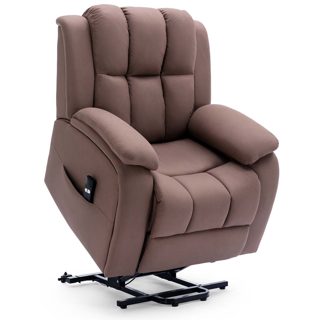 BROOKLINE ELECTRIC FABRIC SINGLE MOTOR RISER RECLINER LIFT MOBILITY TILT CHAIR - Picture 16 of 29