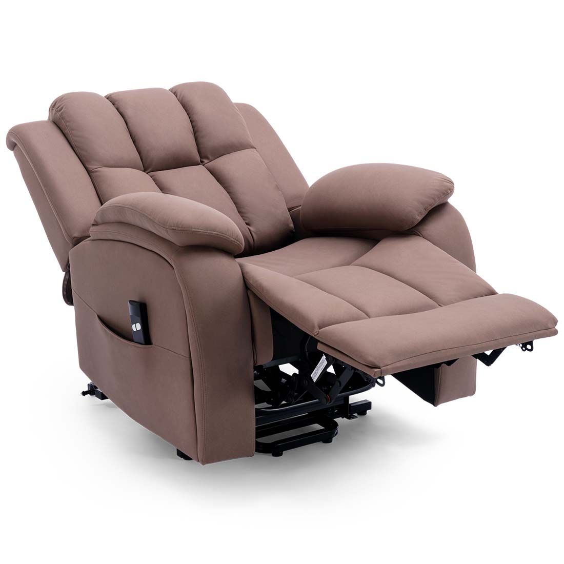 BROOKLINE ELECTRIC FABRIC SINGLE MOTOR RISER RECLINER LIFT MOBILITY TILT CHAIR - Picture 19 of 29