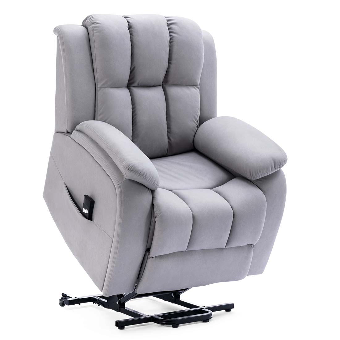 BROOKLINE ELECTRIC FABRIC SINGLE MOTOR RISER RECLINER LIFT MOBILITY TILT CHAIR - Picture 9 of 29