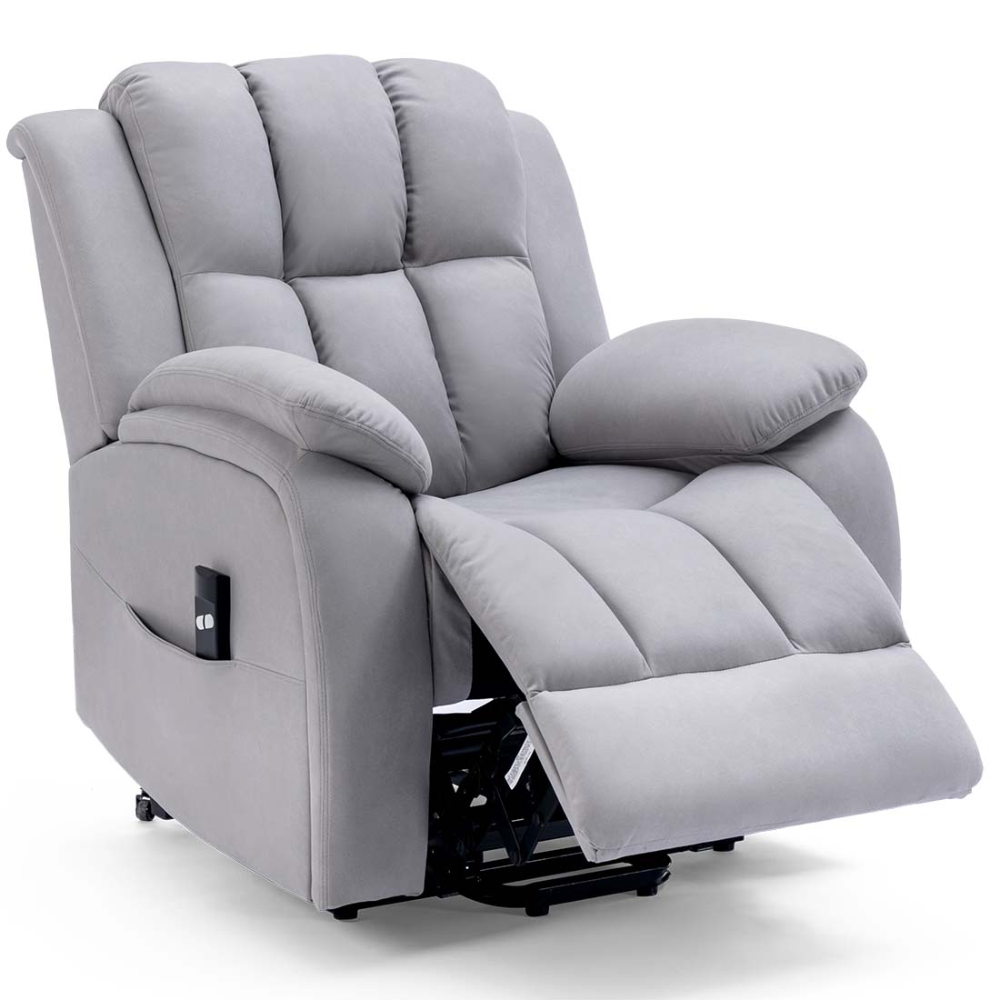 BROOKLINE ELECTRIC FABRIC SINGLE MOTOR RISER RECLINER LIFT MOBILITY TILT CHAIR - Picture 11 of 29