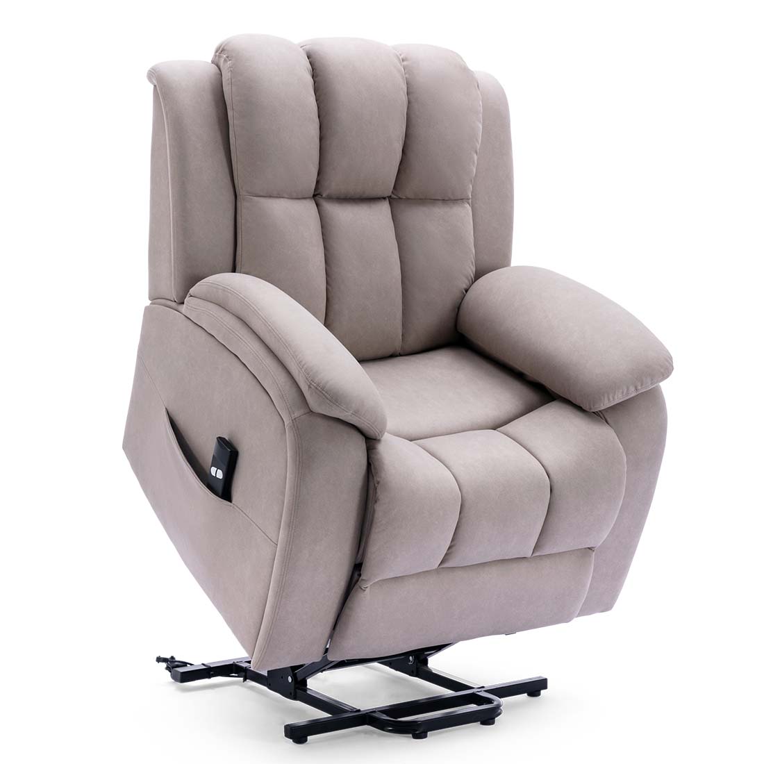 BROOKLINE ELECTRIC FABRIC SINGLE MOTOR RISER RECLINER LIFT MOBILITY TILT CHAIR - Picture 23 of 29