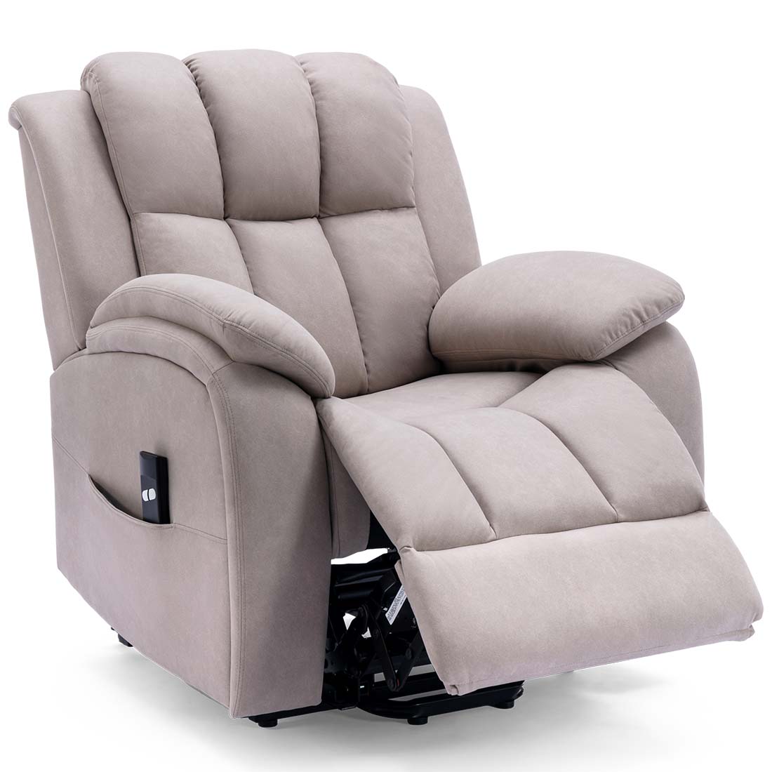 BROOKLINE ELECTRIC FABRIC SINGLE MOTOR RISER RECLINER LIFT MOBILITY TILT CHAIR - Picture 25 of 29