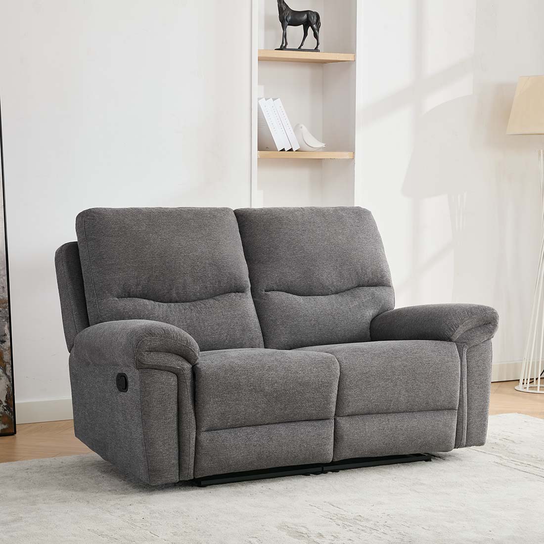 FOSSE MANUAL RECLINER FABRIC MODERN LIVING CHAIR